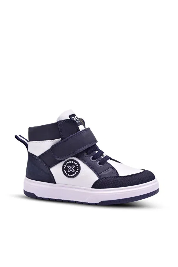 Детские ботинки для мальчиков с ортопедической стелькой Albert Kids A More, Navy Blue
