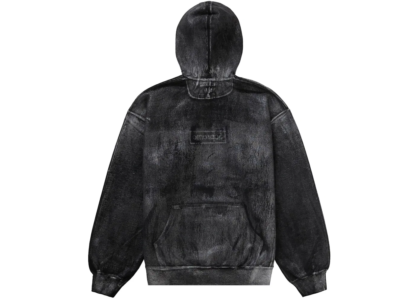 Мужской свитшот с капюшоном с принтом Sweatshirt Supreme, Black — фото 2
