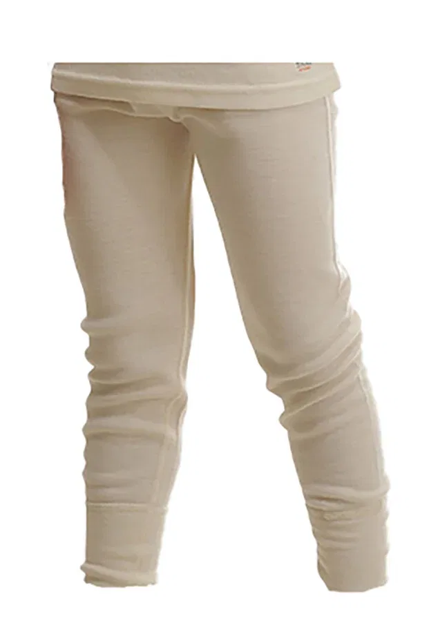 Детское термобелье для мальчиков хлопковое 550 kids long johns Hasyün, Ecru