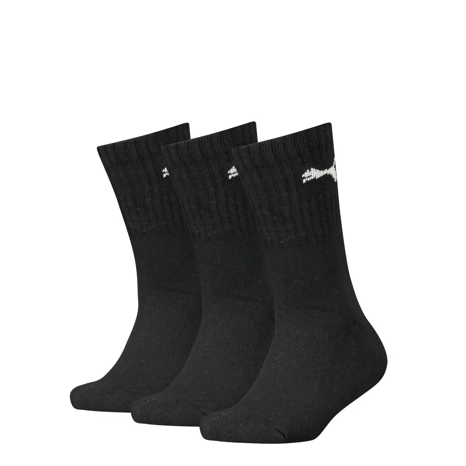 Детские носки с хлопком Puma Kids Crew Sock 3P, Schwarz