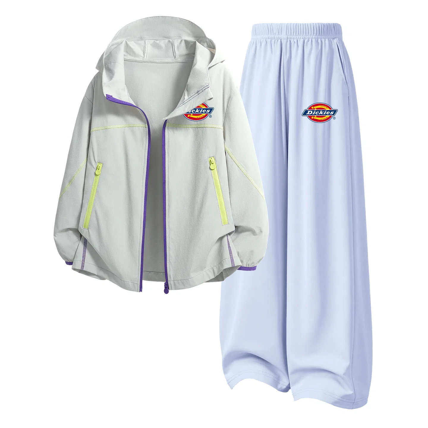Детский спортивный комплект с принтом Silicone with K White Gray+Silicone with K Breeze Blue, Dickies