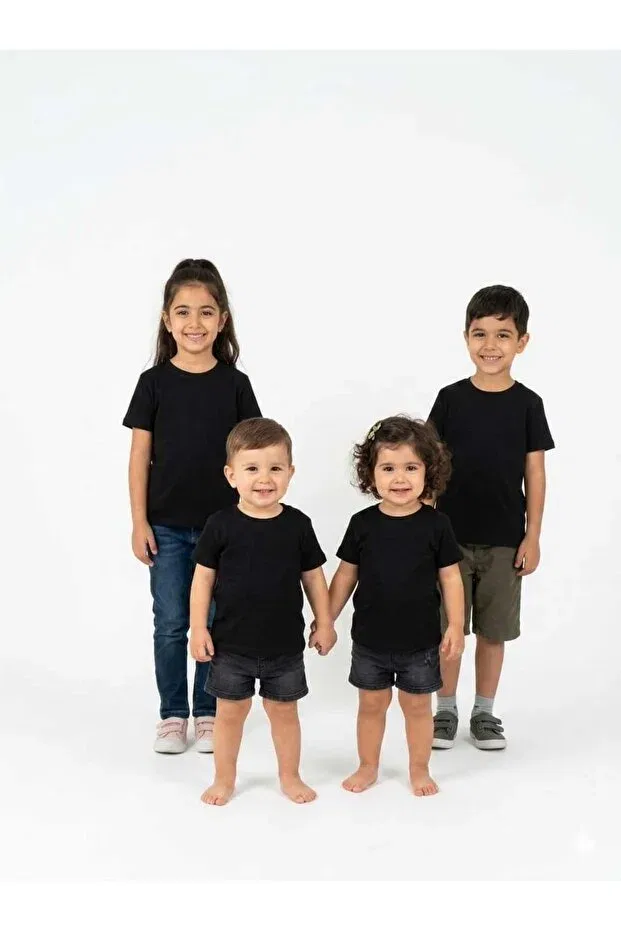 Детская футболка хлопковая Kayakids, Black
