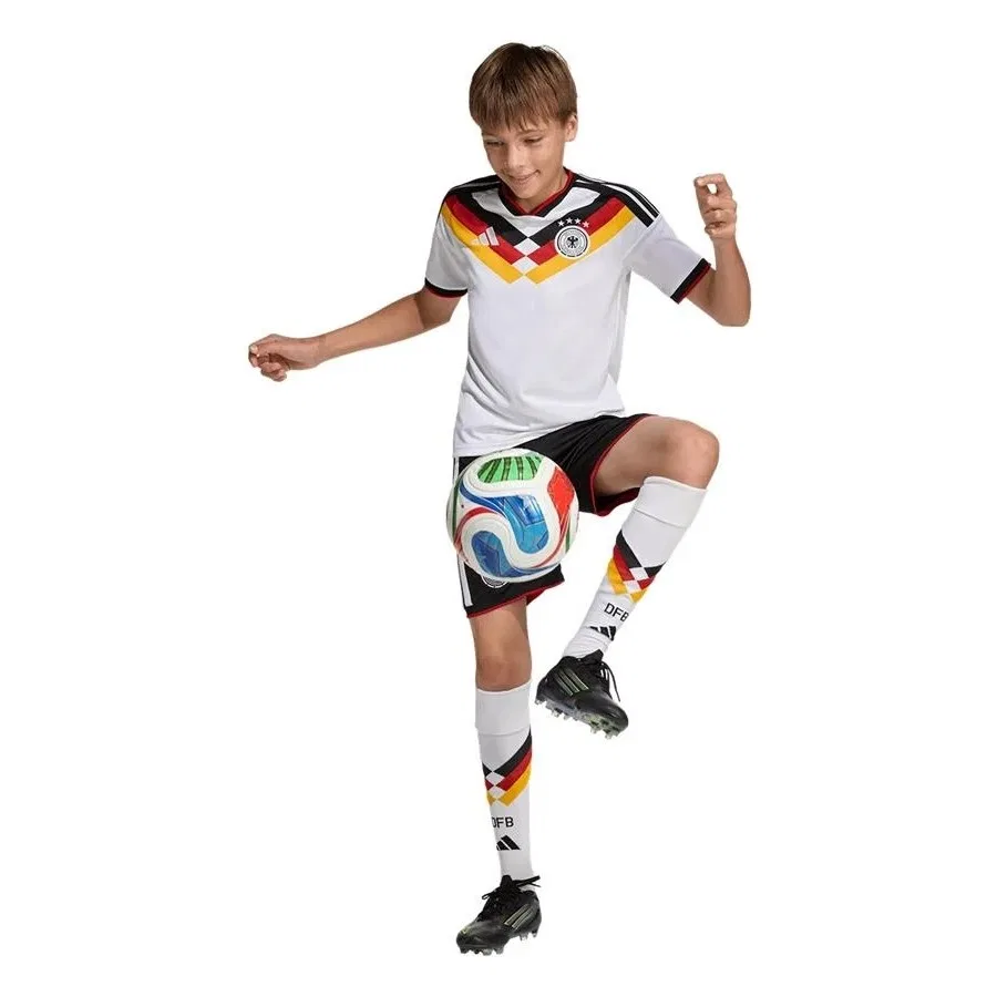 Детские спортивные шорты с моделью Dfb H Sho Y adidas, Черный — фото 4