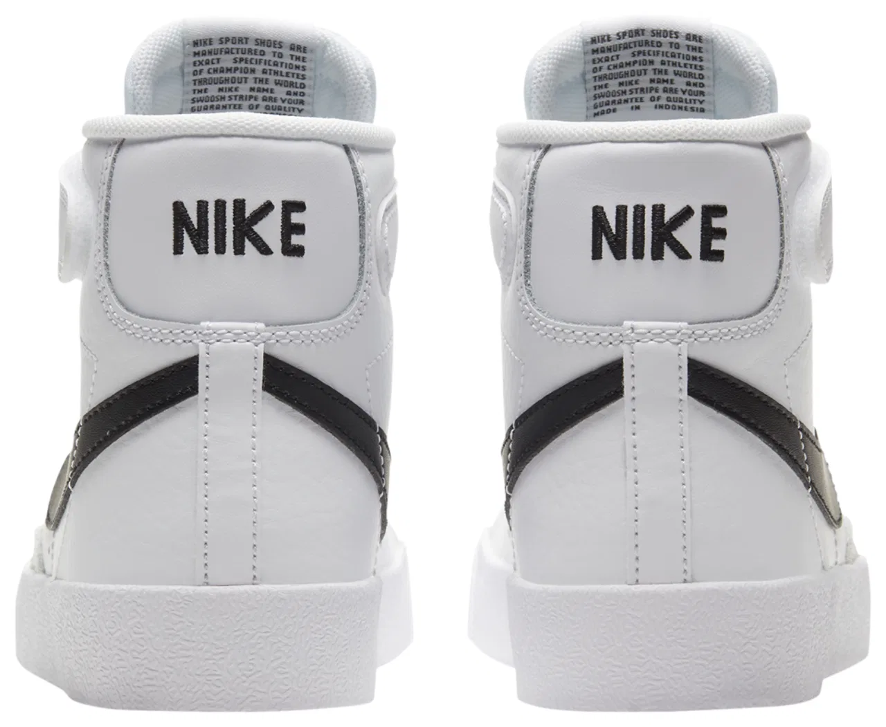 Кроссовки для мальчиков Blazer Mid '77 Nike, цвет White/Black/Orange — фото 4