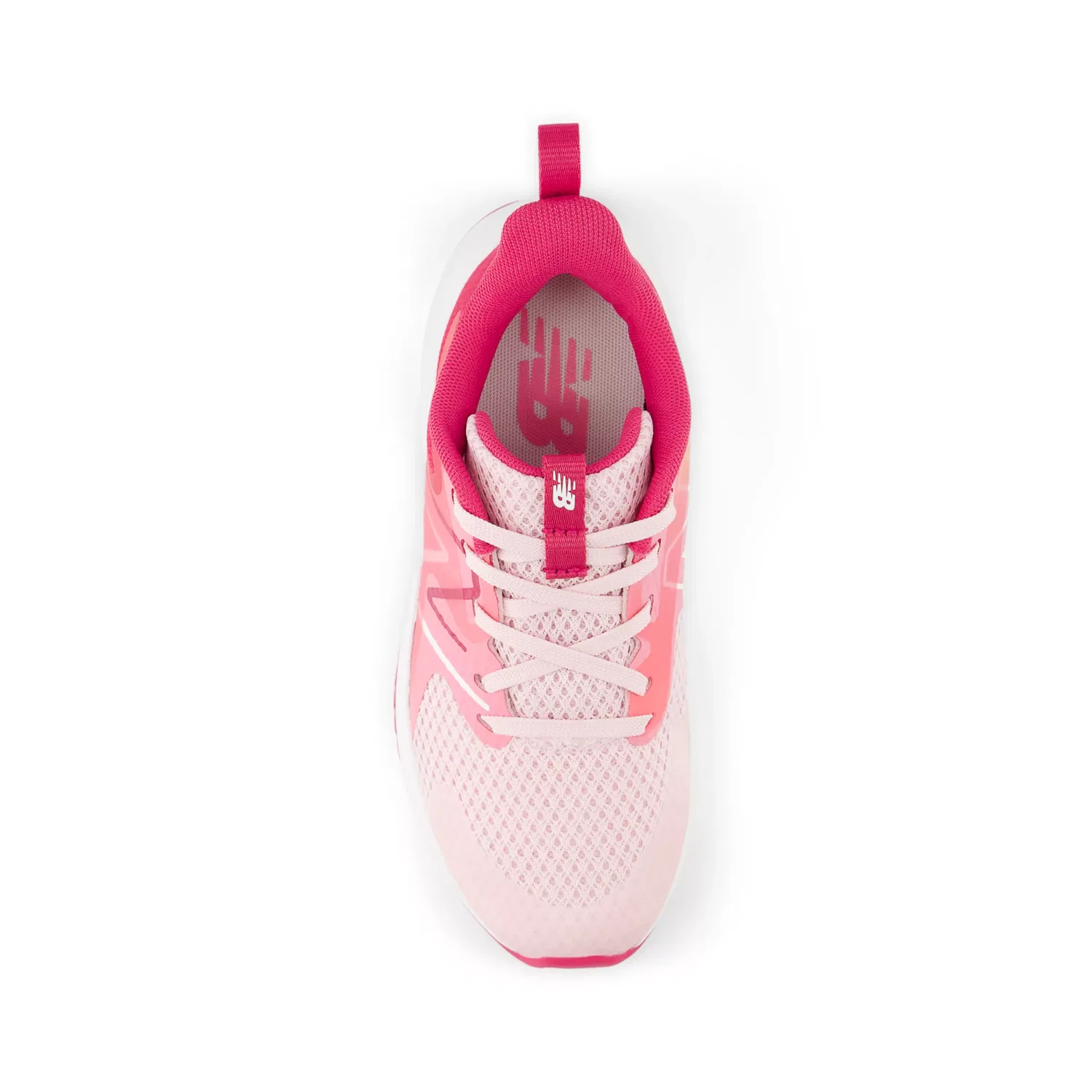 Детские кроссовки с дышащей сеткой Rave Run v2 New Balance, Rose Sugar With Carnival Pink And Signal Pink — фото 4