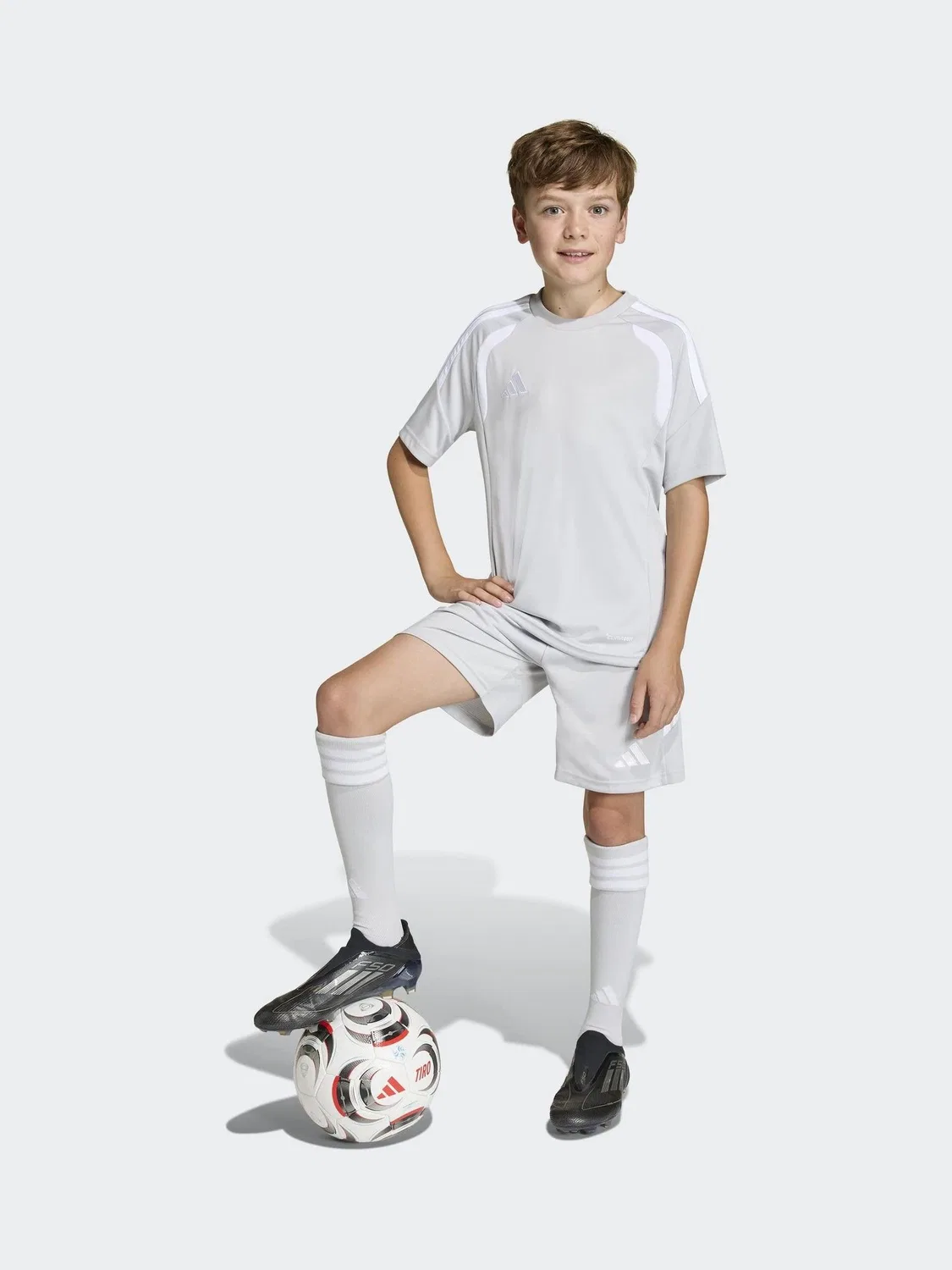 Футбольная джерси Tiro 26 League adidas, серый — фото 2
