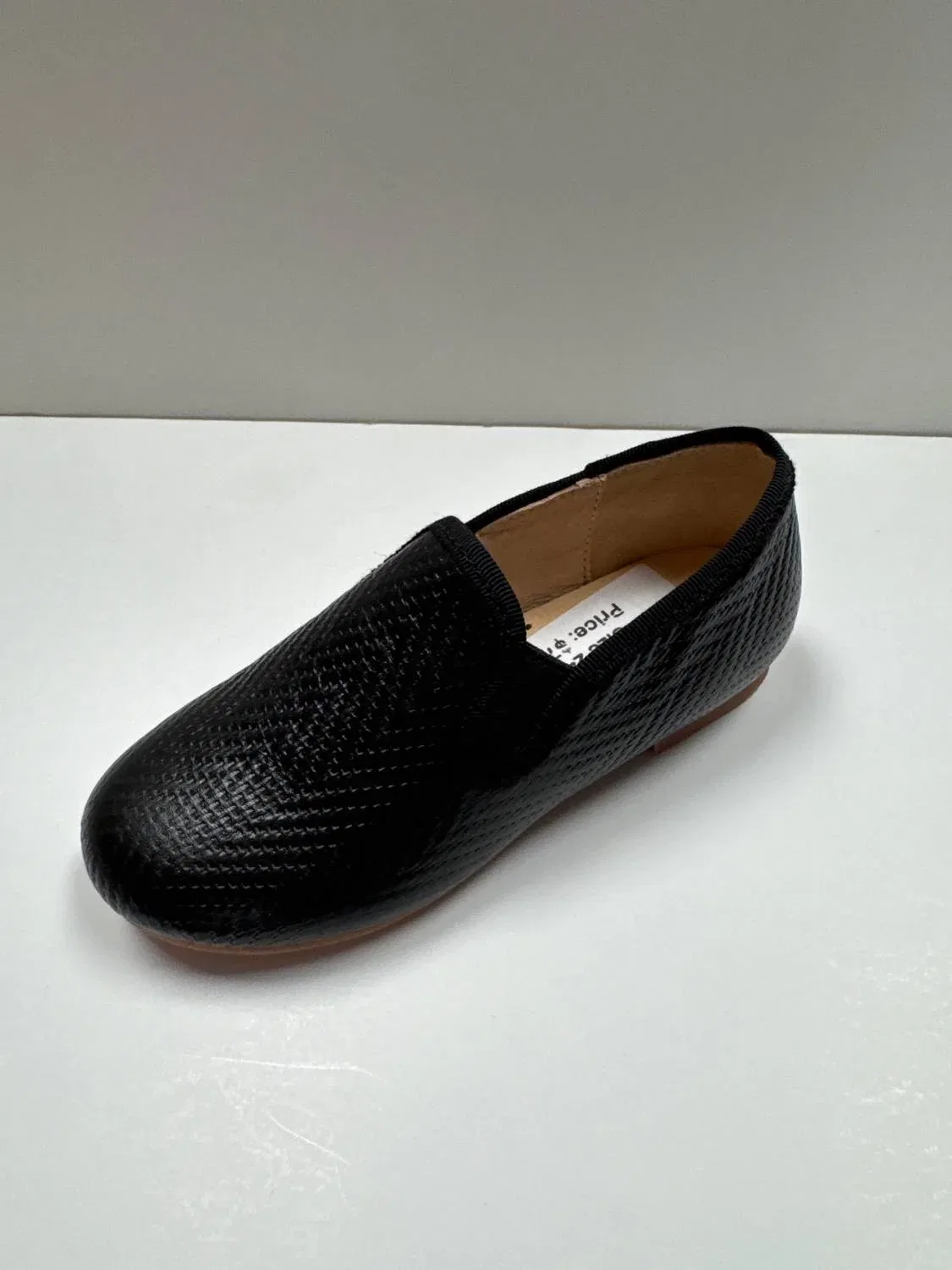 Детские слипоны для девочек Gianna Classic Slip On 1936, Black Embossed — фото 2