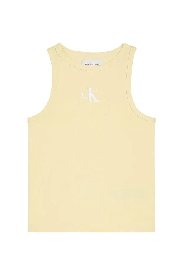 Детская футболка для девочек хлопковая Calvin Klein, Yellow