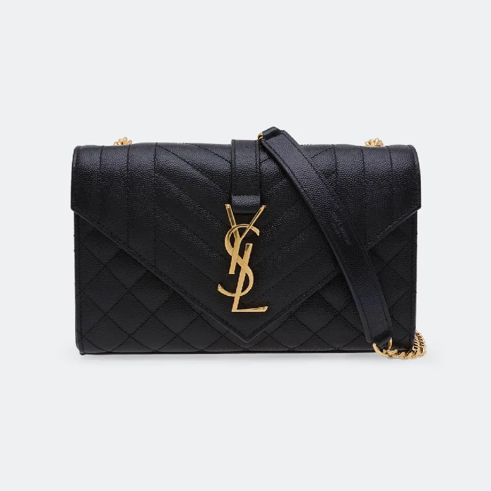 

Сумка SAINT LAURENT Envelope small chain bag, черный