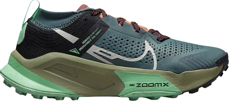 

Кроссовки Nike Wmns ZoomX Zegama 'Mineral Slate', зеленый