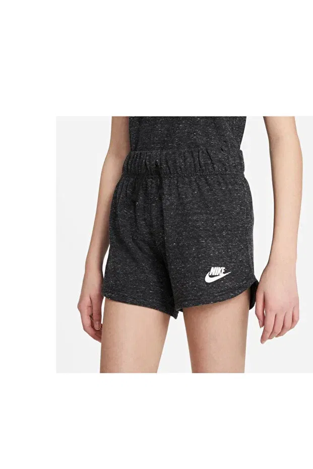 Детские шорты для девочек хлопковые Nike, Siyah — фото 3