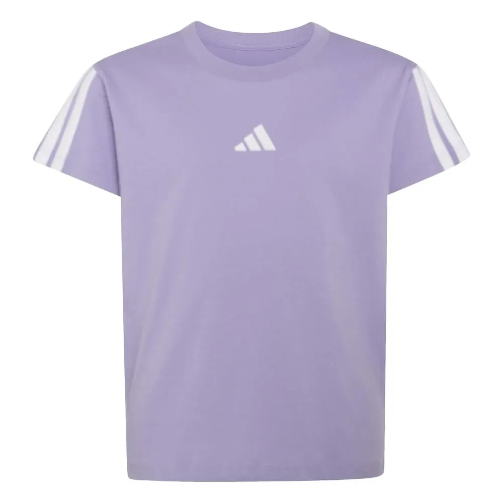 Детская футболка с коротким рукавом Adidas Essentials, Purple