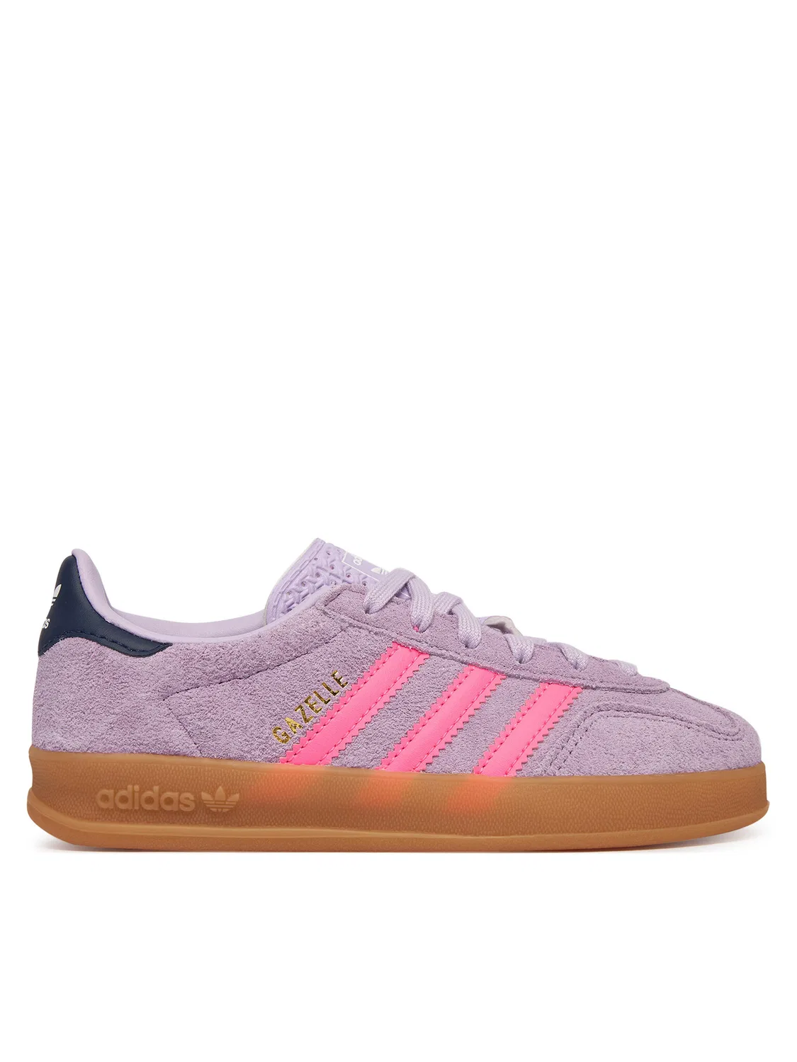 Кроссовки для девочки Gazelle Indoor Shoes Adidas, фиолетовый