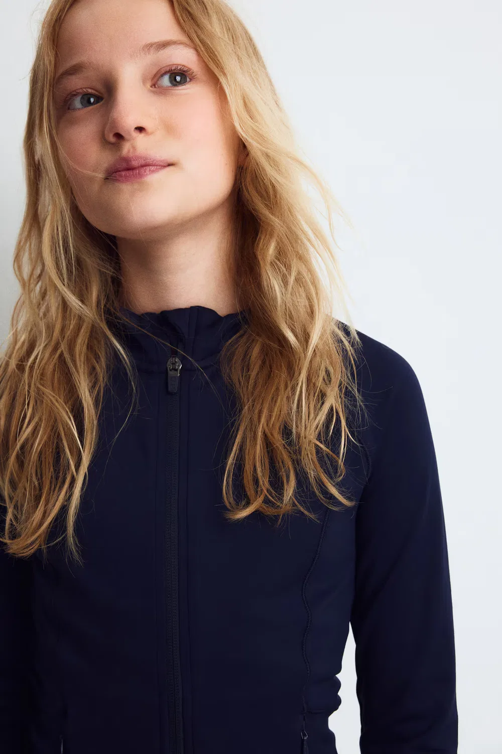 Спортивная куртка с технологией Drymove H&M, Navy Blue