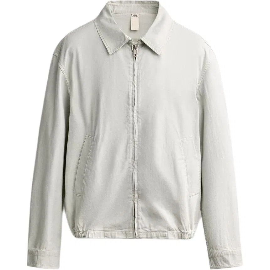 Мужское пальто с лацканами, прямой крой, Beige, ZARA