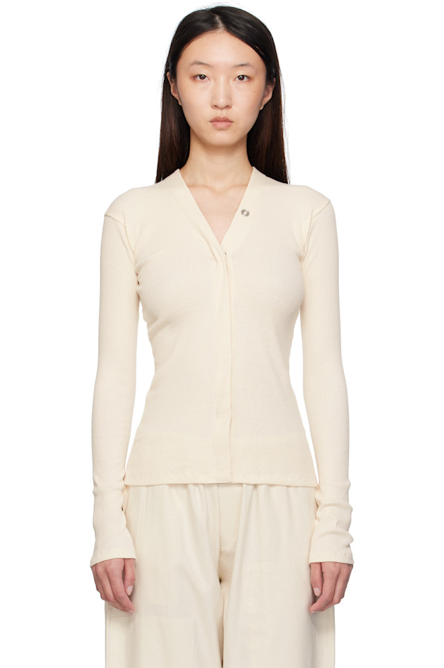 

Кардиган на пуговицах Tav Baserange, цвет undyed