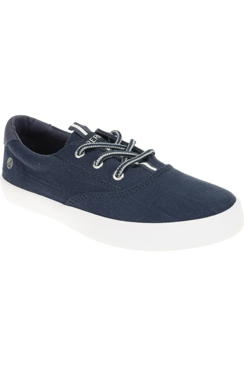 Кроссовки детские легкие из льняной смеси Spinnaker Jr. Sperry, темно синий