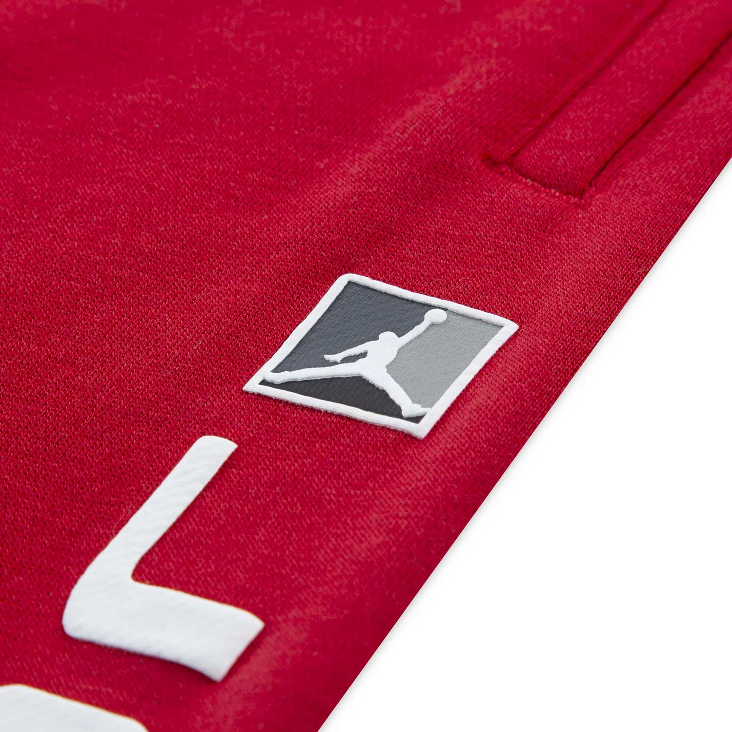 Детские хлопковые штаны Jordan Jdb Mj Ess Ft Baseline Pant, Rot — фото 4