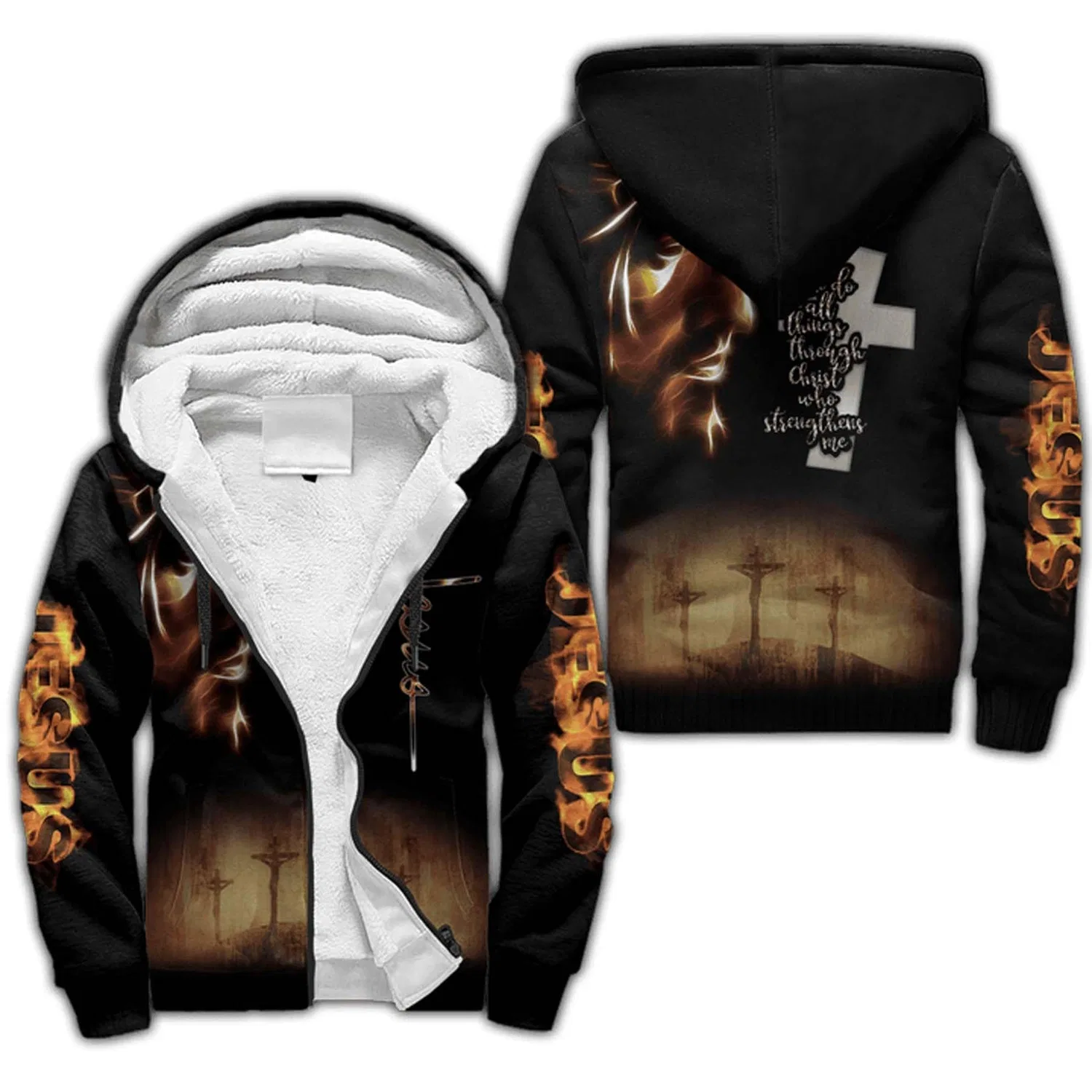 Мужская куртка с принтом Christian Bible Tattoo, Jesus Jacket-15