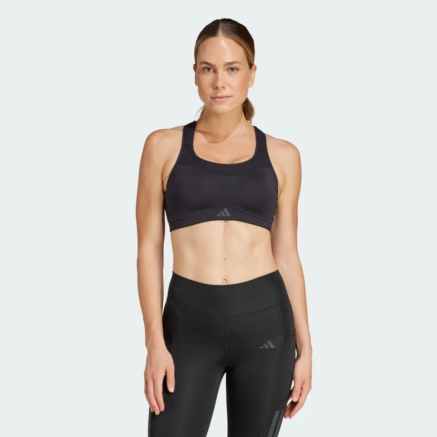 Спортивный бюстгальтер с высокой поддержкой Tlrd Impact Training High Support adidas, Черный