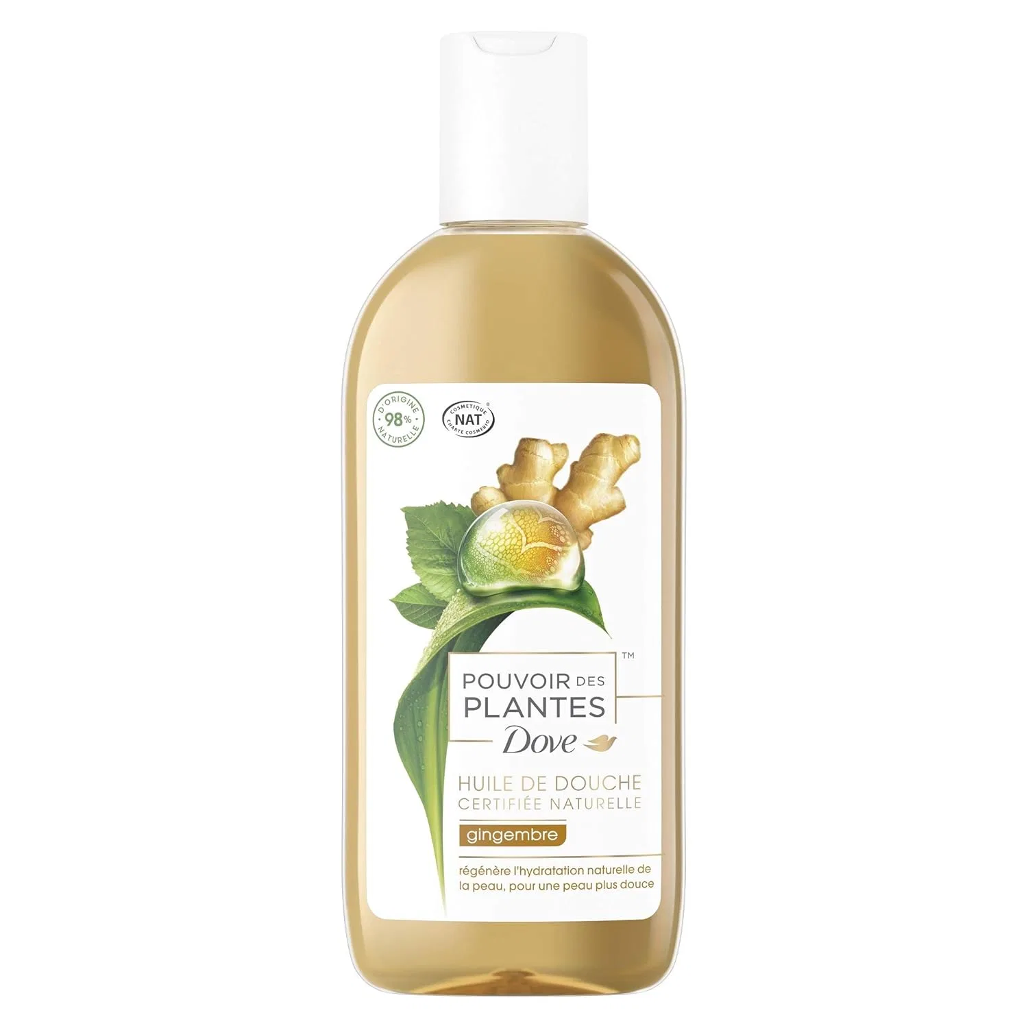 Масло для душа Ginger Nourishing Shower Oil, Dove, 250 мл