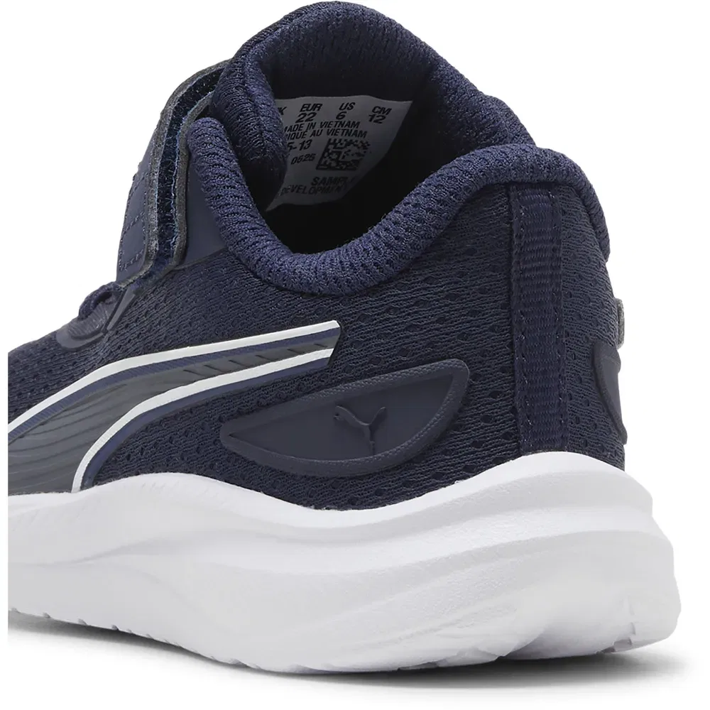 Детские кроссовки для девочек с эластичной шнуровкой Skyrocket 2 AC+ Puma, Blue — фото 4