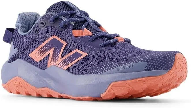 Детские кроссовки для девочек с шнуровкой Dynasoft Nitrel V6 New Balance, Dream State/Sunfade Red/Dusk Shower — фото 4