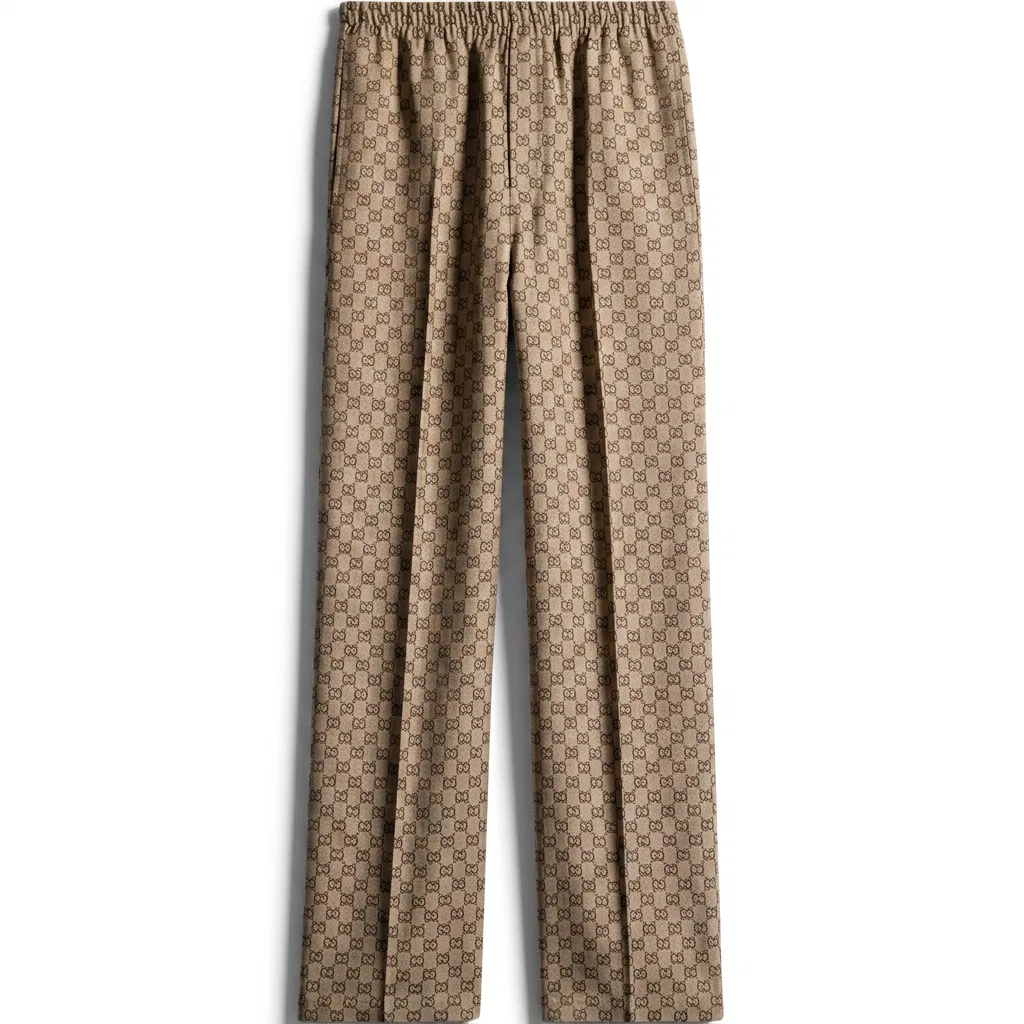 Мужские брюки прямого кроя GUCCI, Beige
