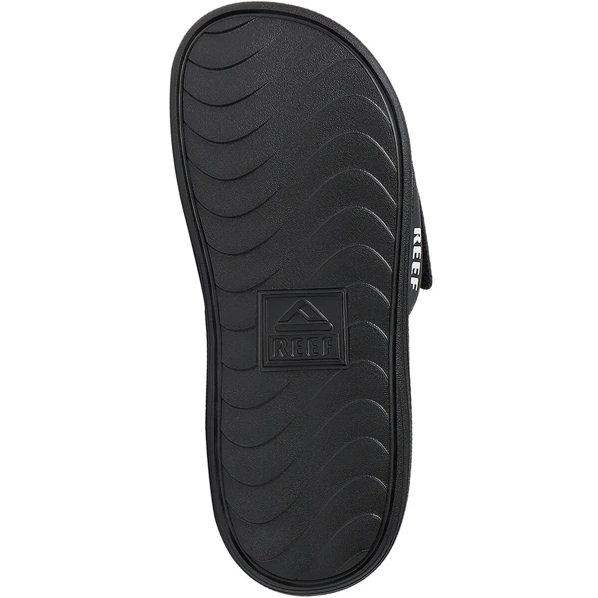 Детские сандалии-слайды с регулируемым ремешком Little Salty Slide Sandal Reef, Black/White — фото 2