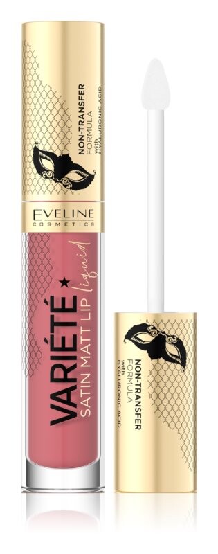 

Жидкая помада с матовым финишем Eveline Cosmetics Variété, оттенок 05 Peach Mousse 4,5 мл