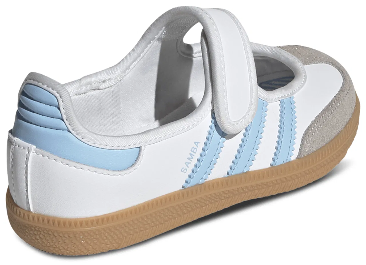 Детские кроссовки для девочек Samba Jane adidas, Ftwr White/Clear Sky — фото 3