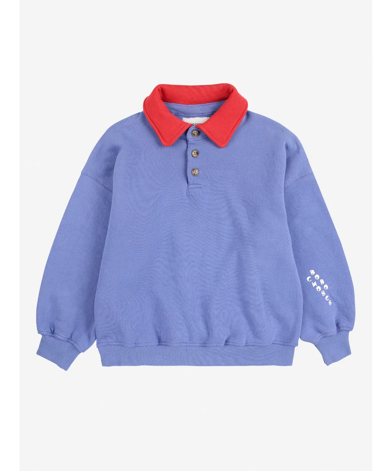 Детский свитшот с длинным рукавомBoBo Choses Polo Sweatshirt, Purple — фото 2