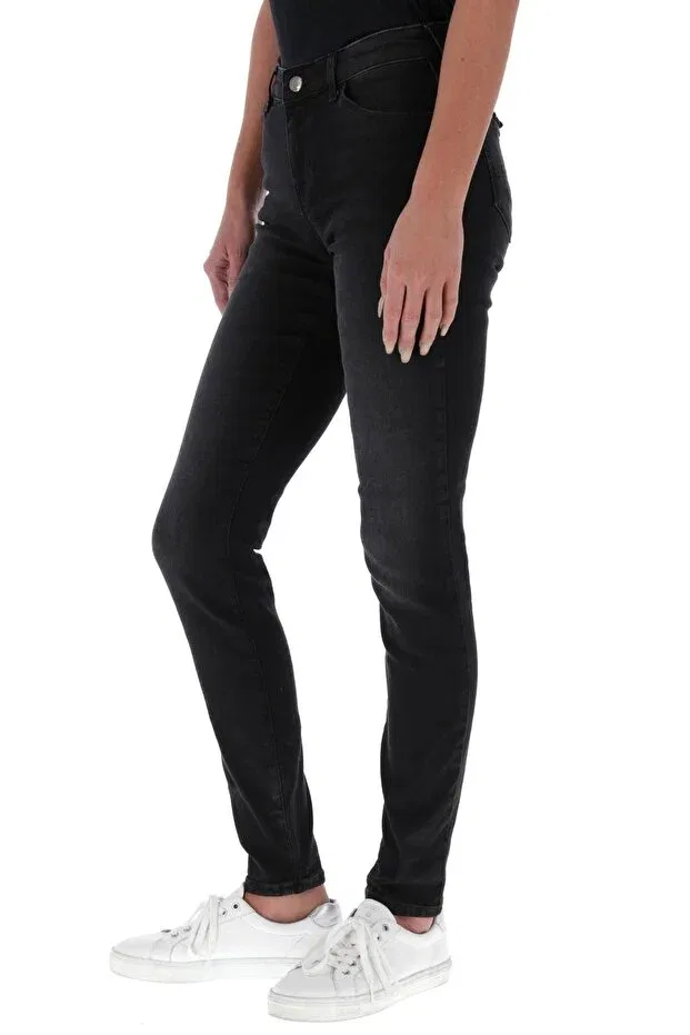 Женские джинсы скинни Emporio Armani, Black — фото 3