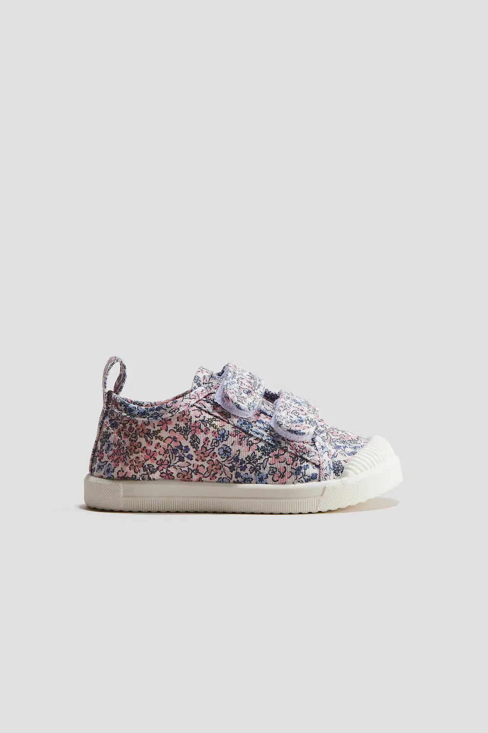 Босоножки из парусины H&M, Lila/Geblümt