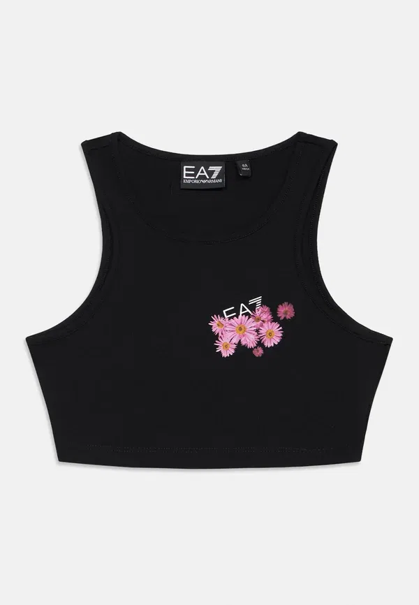 Топ Ea7 Emporio Armani, черный — фото 3