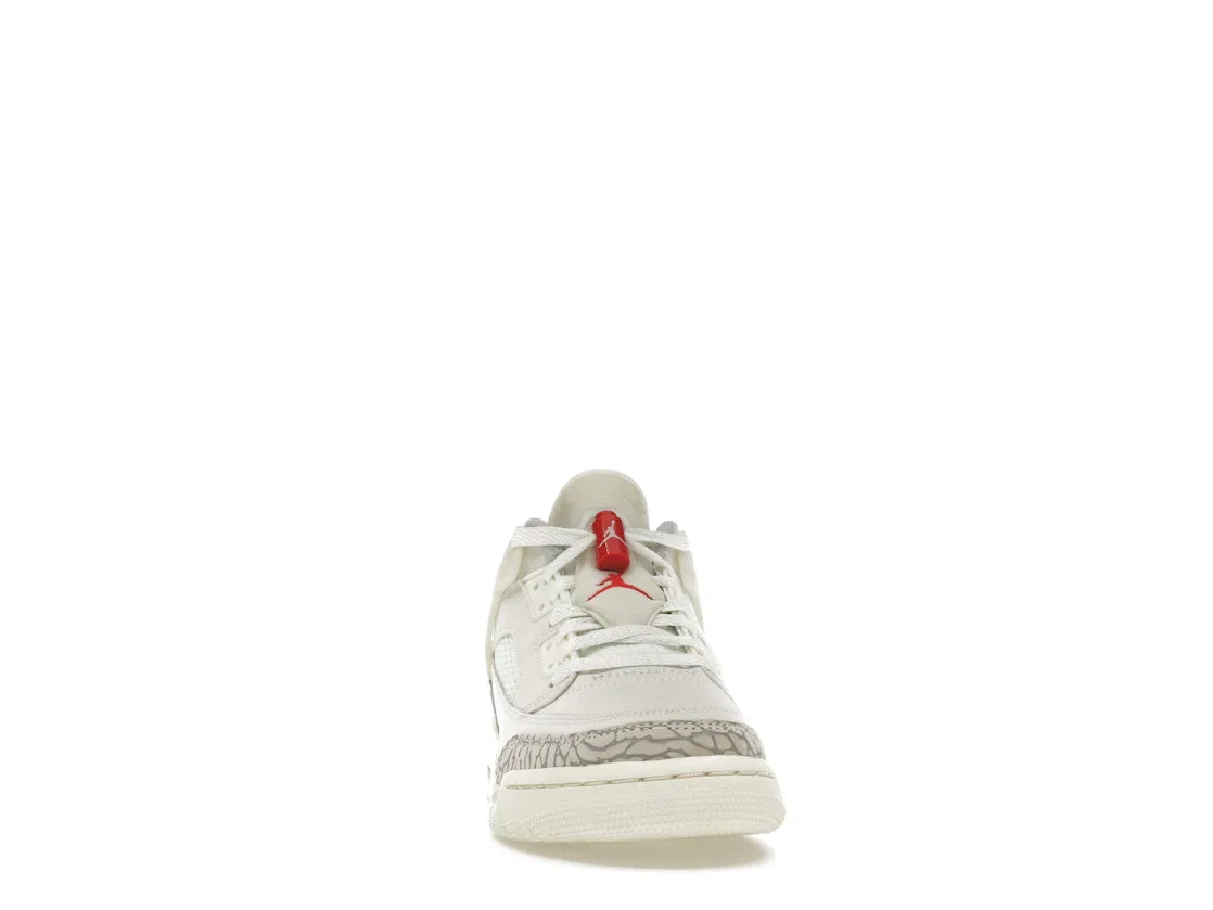 Детские кроссовки Lifestyle Jordan Spizike Low Jordan, Sail/University Red/Coconut Milk/Sandstone/Smoke Grey — фото 2