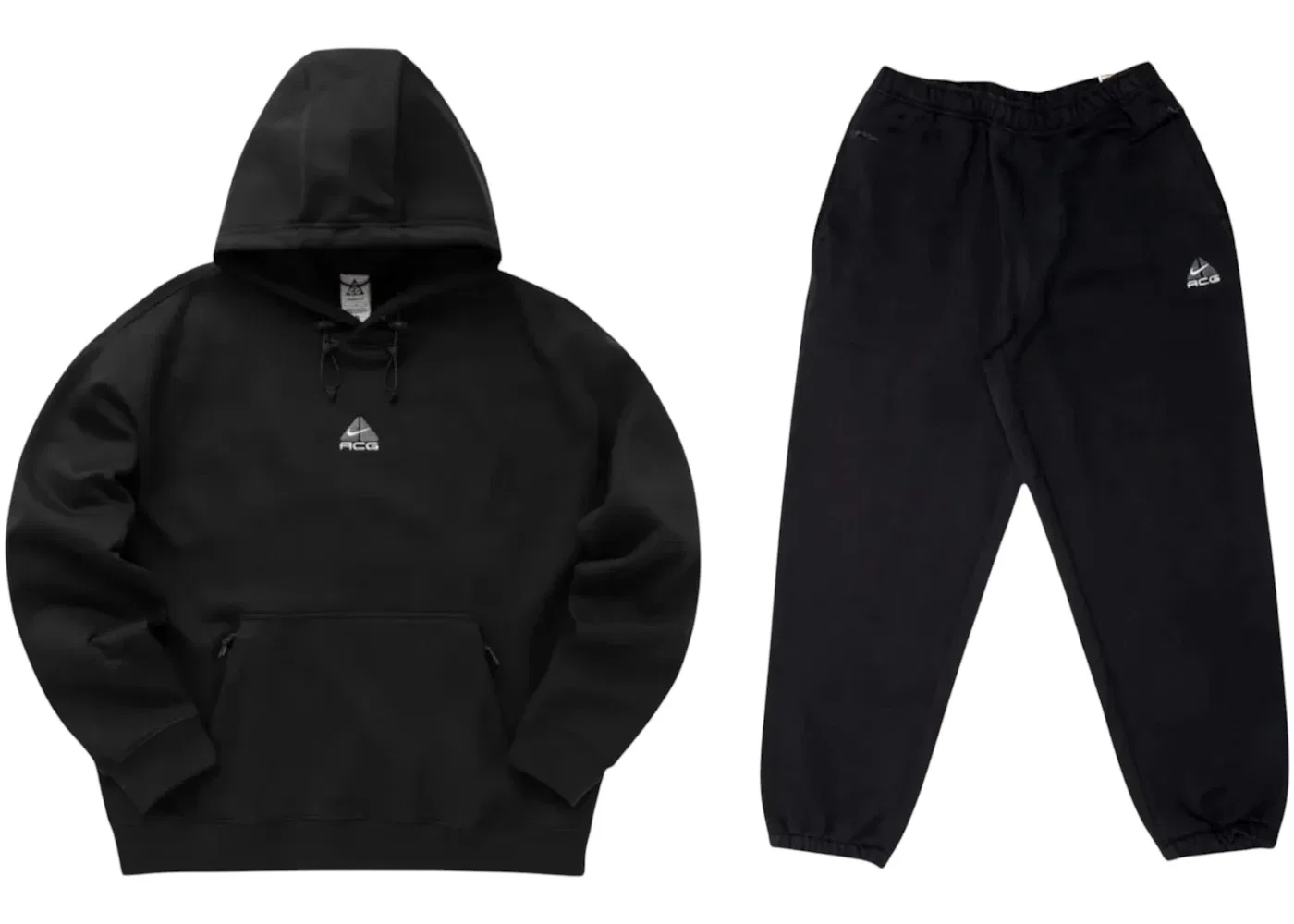 Мужской комплект из футера Nike ACG Fleece Hoodie & Joggers Set Nike, Black