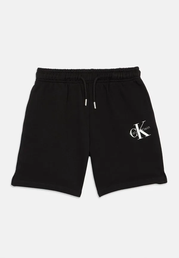 Шорты унисекс с монологотипом и свободным кроем Calvin Klein Jeans, Black