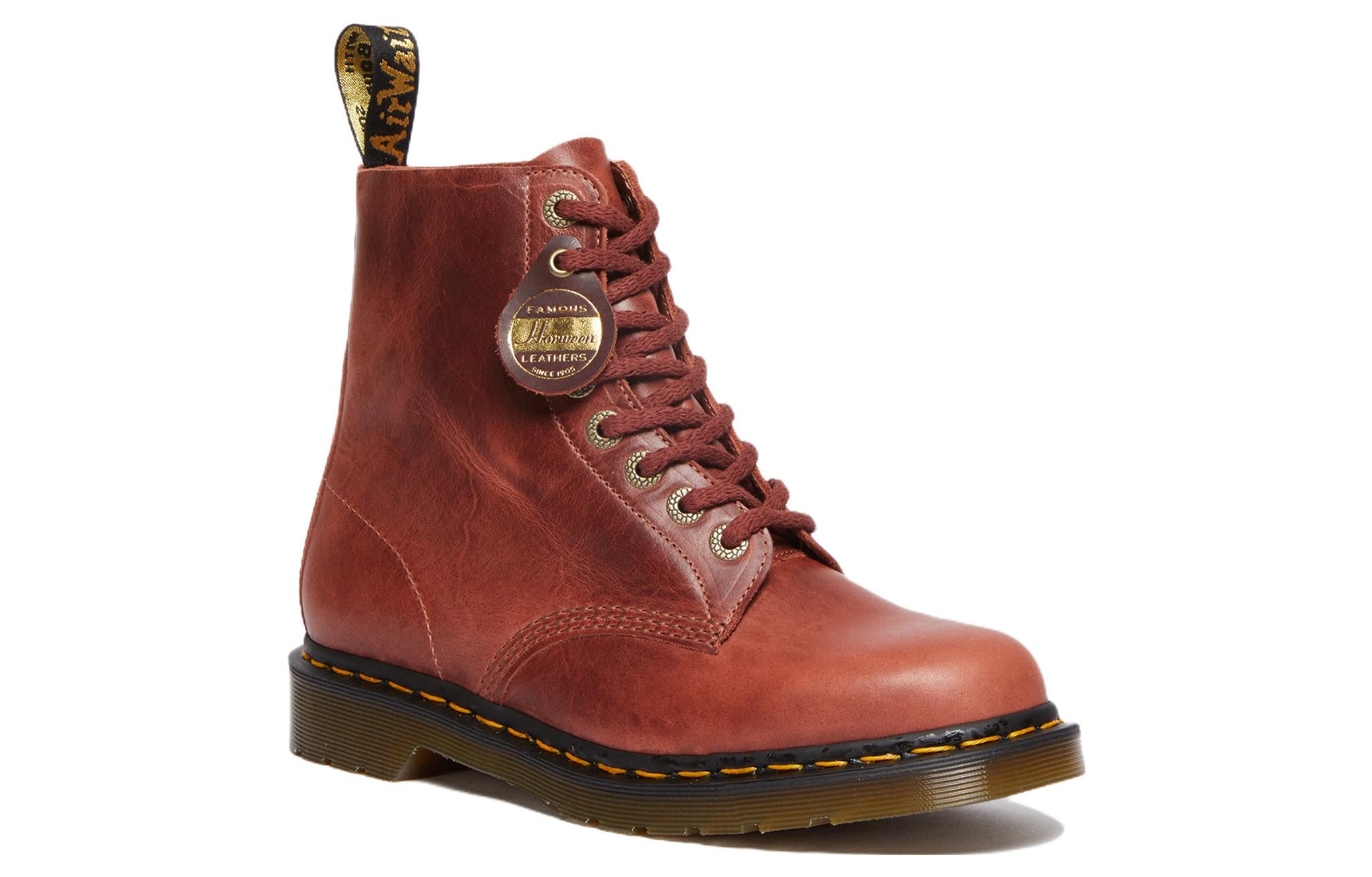 Мужские ботинки Dr. Martens 1460 Pascal Made in England Denver кожаные, коричневый — фото 2