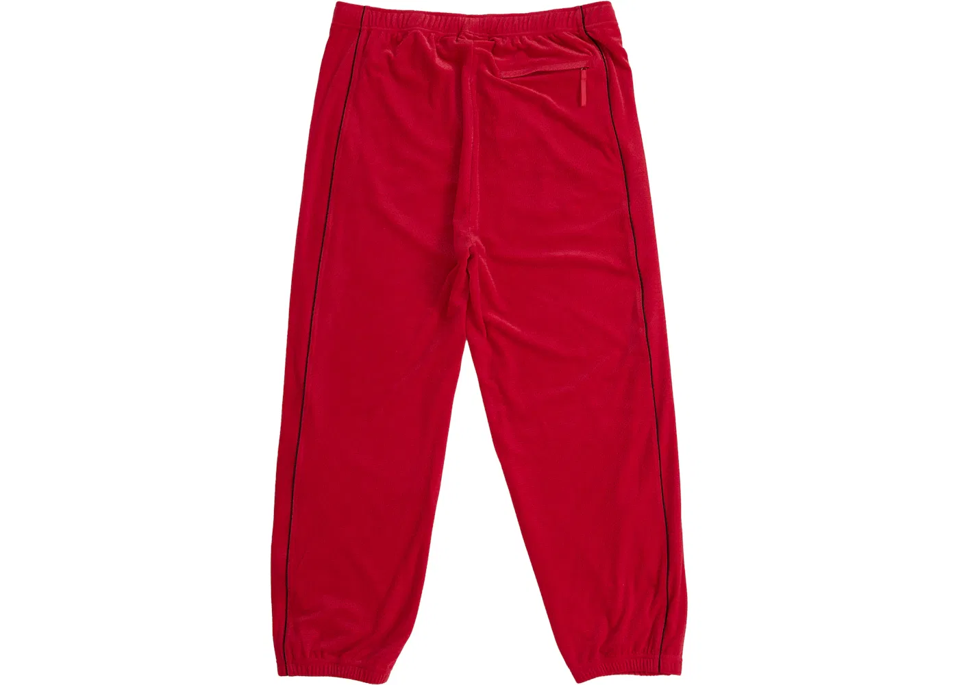 Мужские спортивные штаны из велюра с сеткой Pant Supreme, Red — фото 2