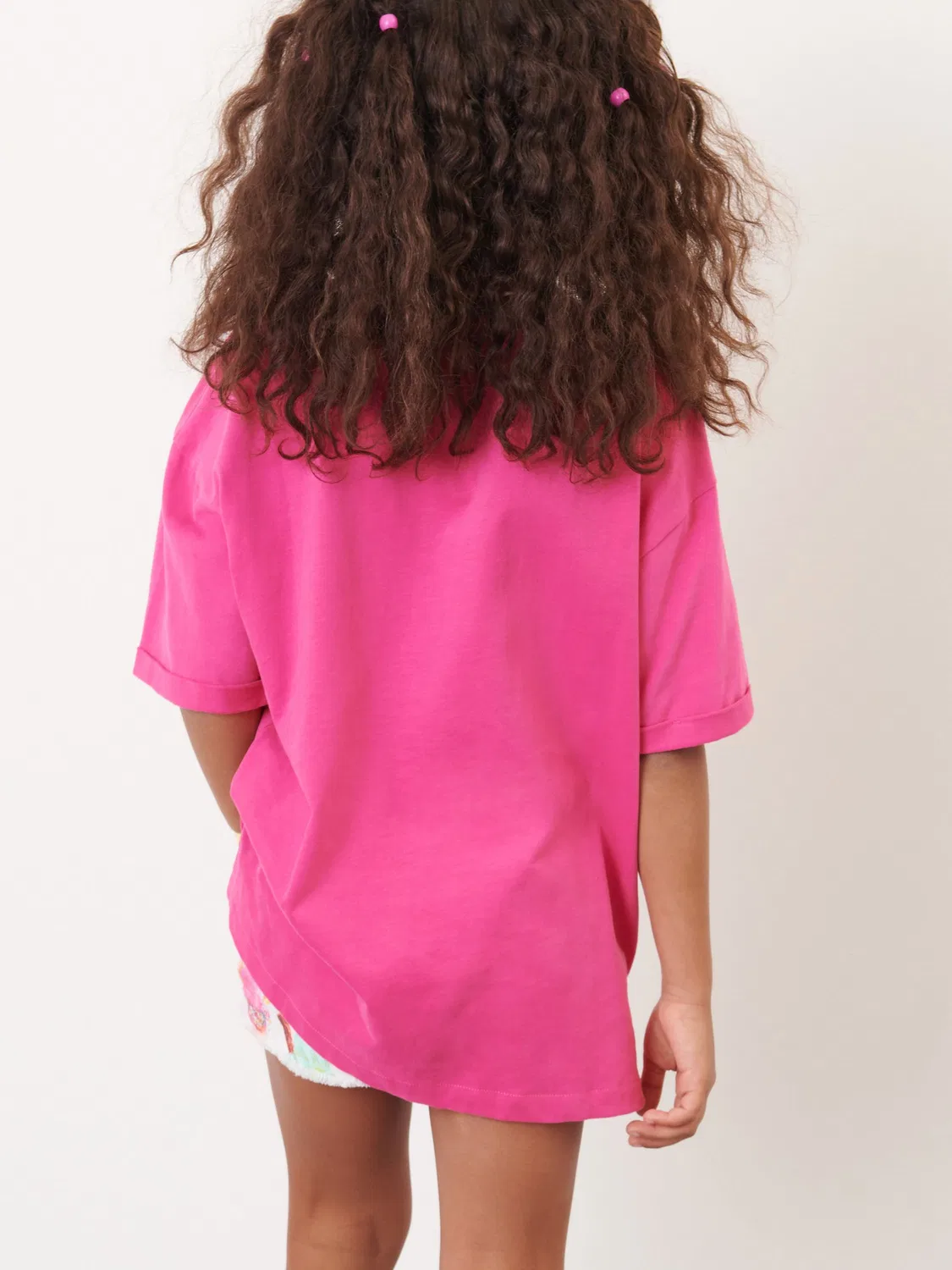 Футболка оверсайз Next Magenta Pink — фото 4
