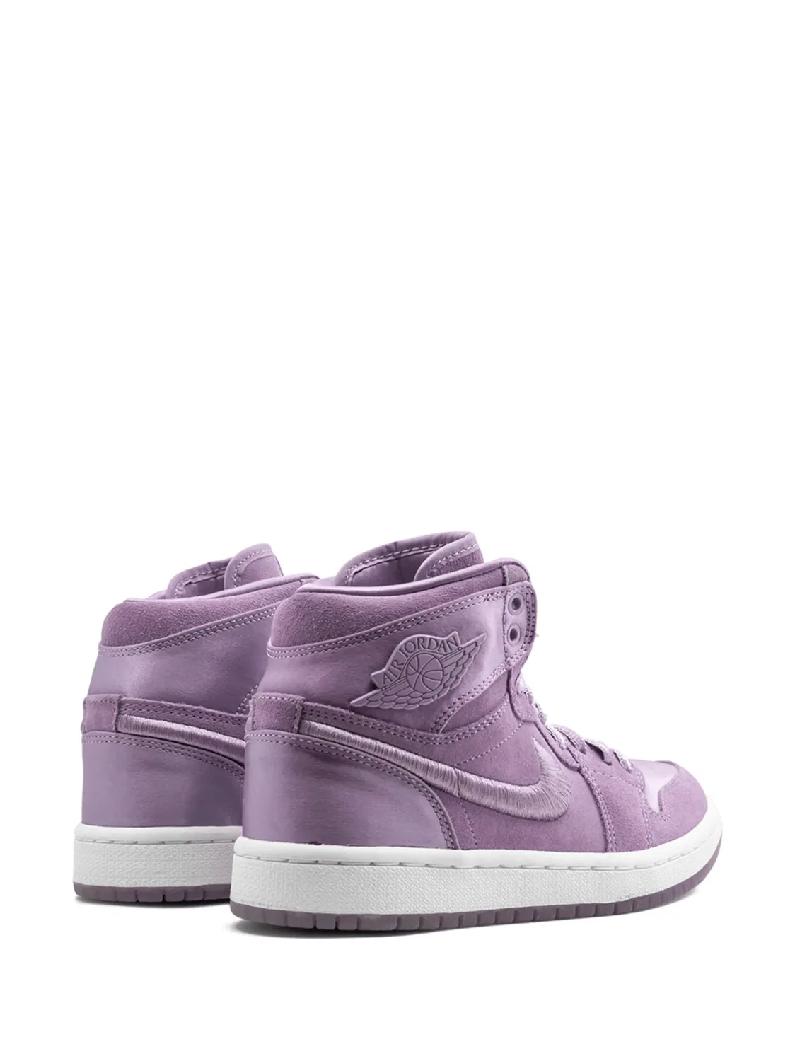 Кроссовки Air Jordan 1 фиолетовые, фиолетовый — фото 2