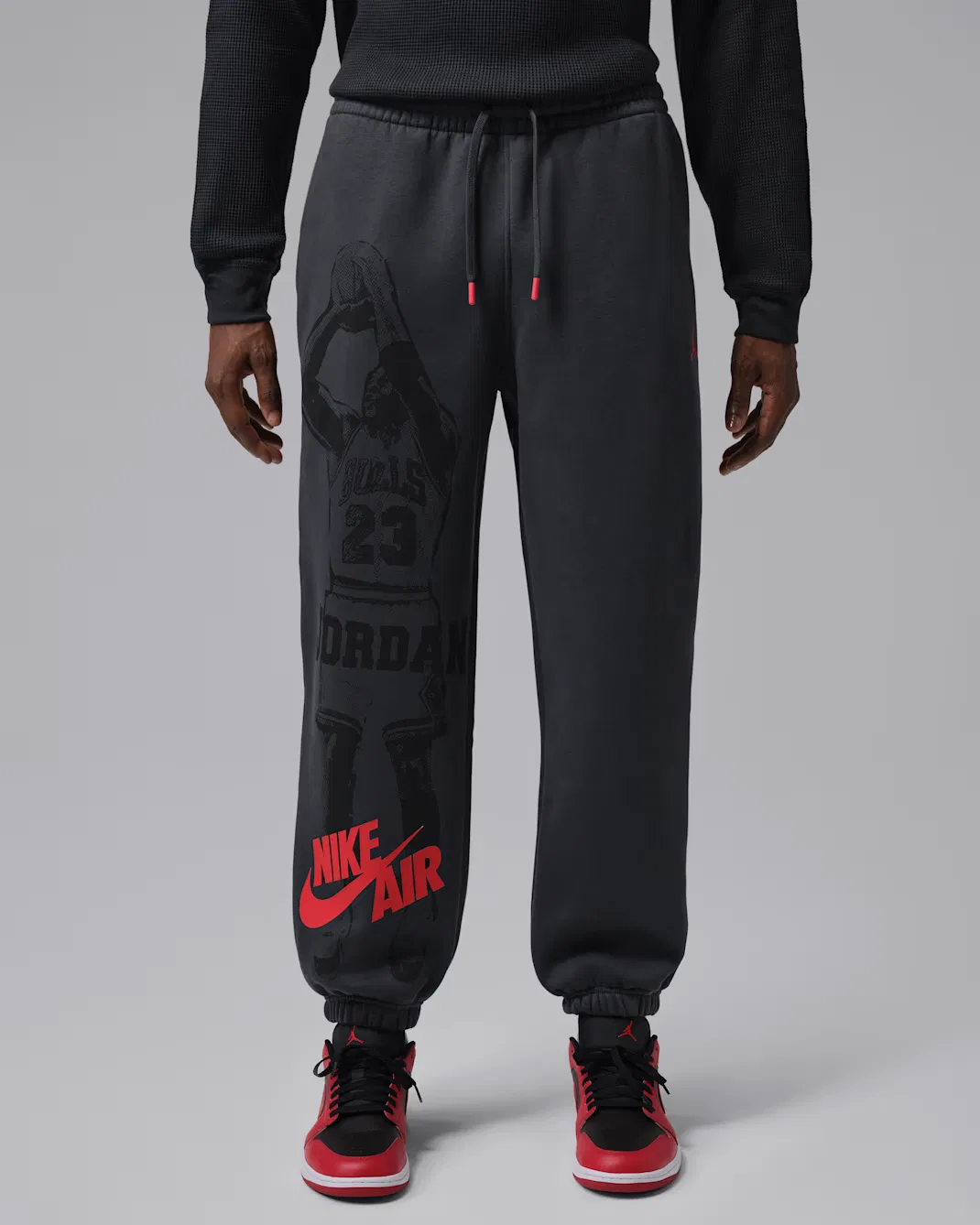 Мужские брюки с манжетами Jordan Brooklyn Fleece, Off Noir