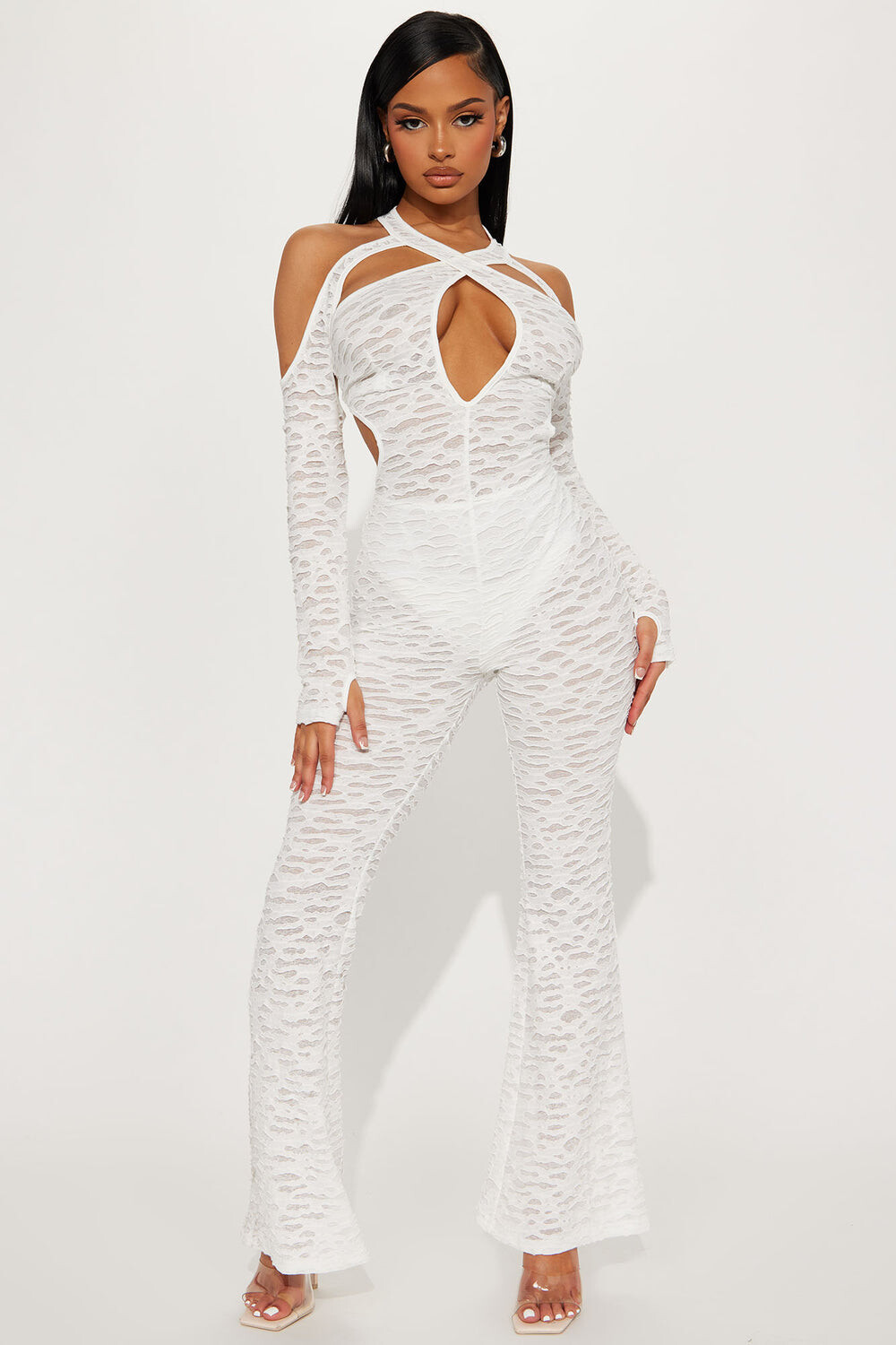 

Комбинезон Fashion Nova MJ5616FN, белый
