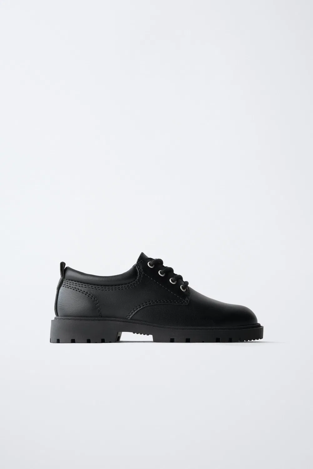 Туфли-дерби на шнуровке ZARA, Black