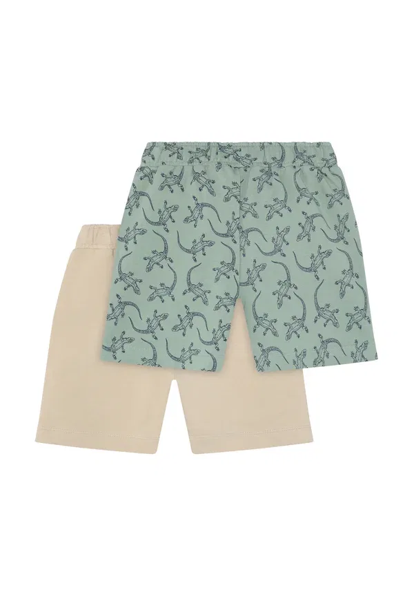 Комплект из 2 шорт, хлопок, Minymo, mint, beige, бежевый/мятный — фото 4