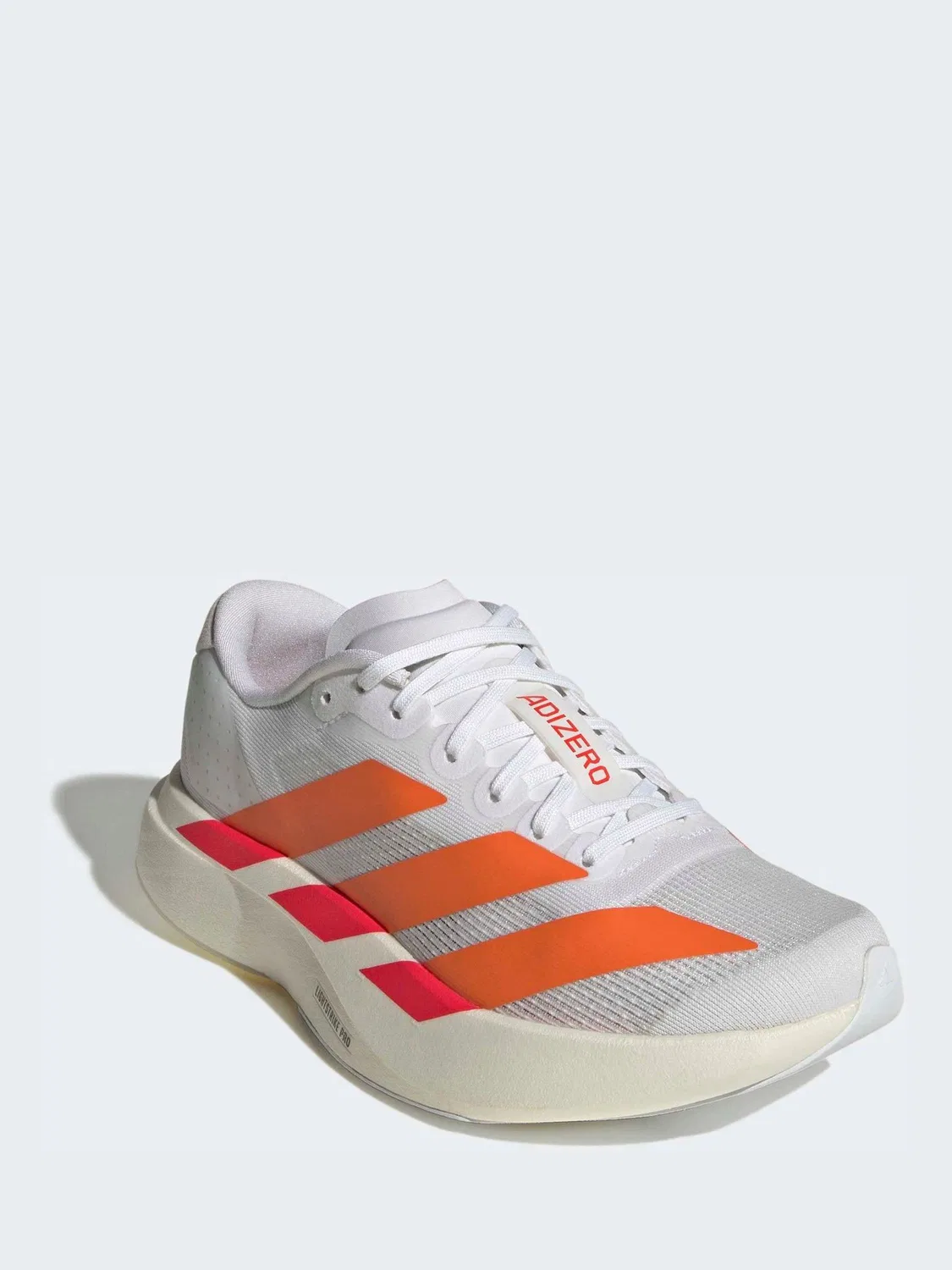 Кроссовки adidas Adizero Evo SL для мальчиков, бело-оранжевые