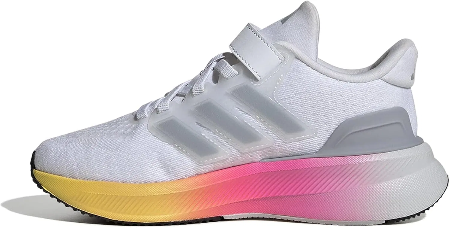 Детские кроссовки для мальчиков Ultrabounce adidas, White/Halo Silver/Black — фото 4