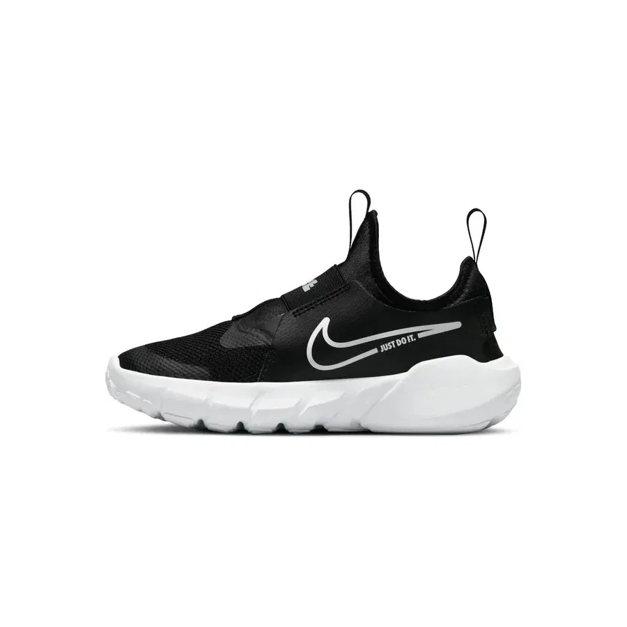 Детские кроссовки с эластичными шнурками Flex Runner 2 Nike, Черный — фото 4