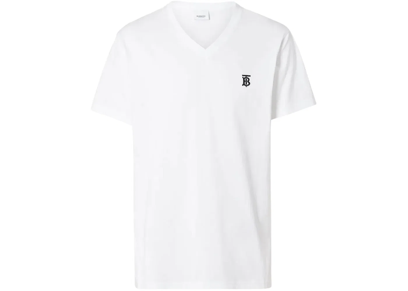 Мужская футболка с вышивкой Burberry Monogram Motif Tee Burberry, White